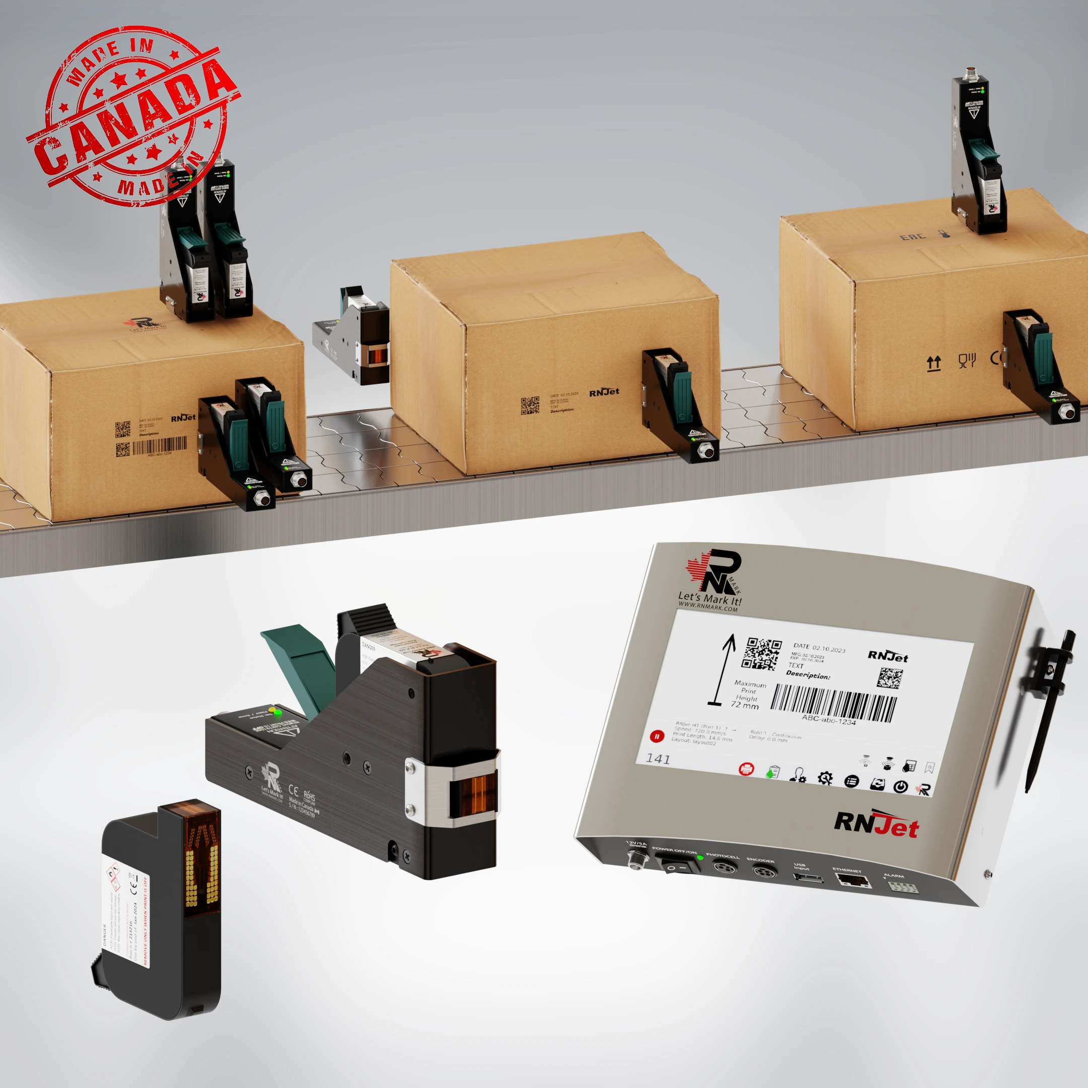 Термоструйный маркировщик RNJet H1+